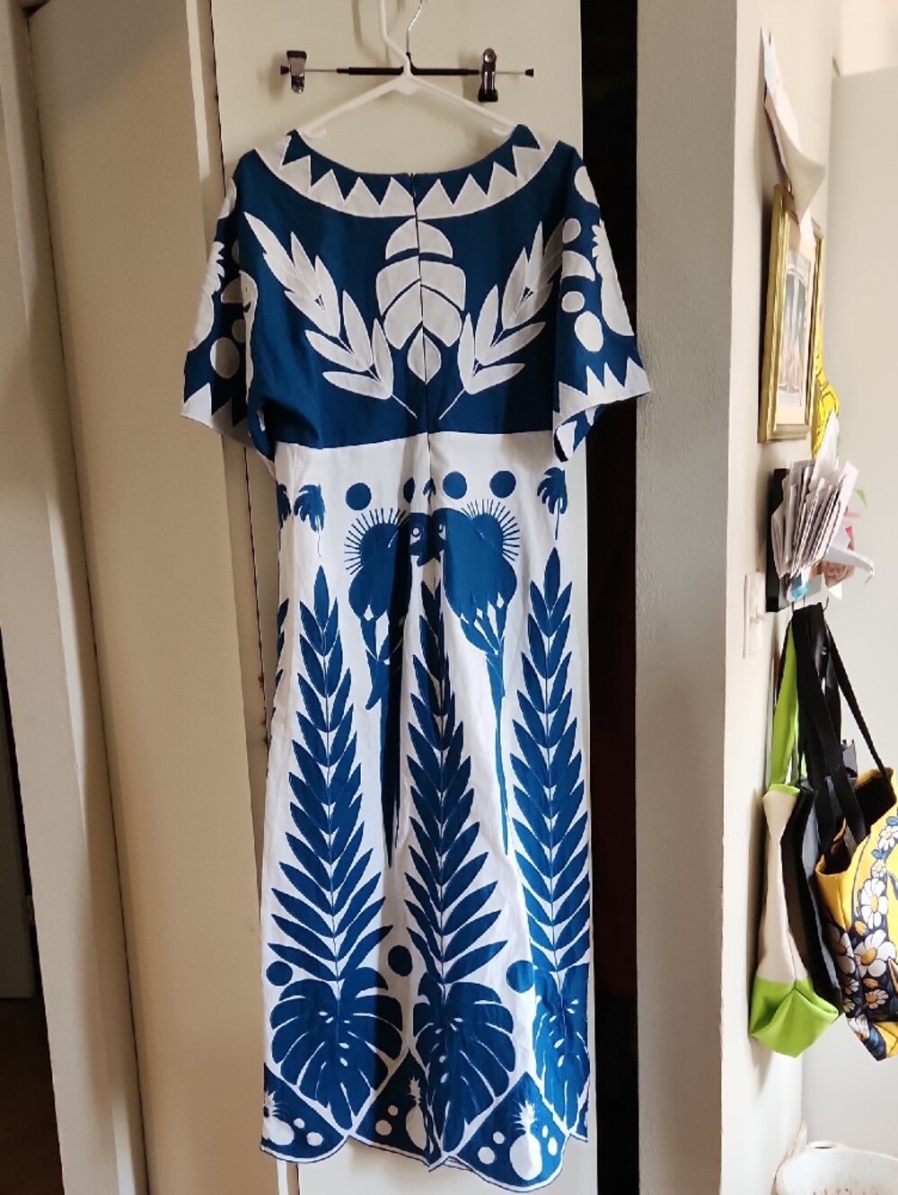 FARM Rio Teal Blue Dress Sz S